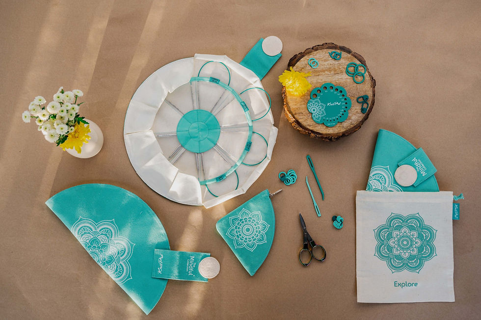 KnitPro The Mindful collection EXPLORE 25cm Lace fixed circular set