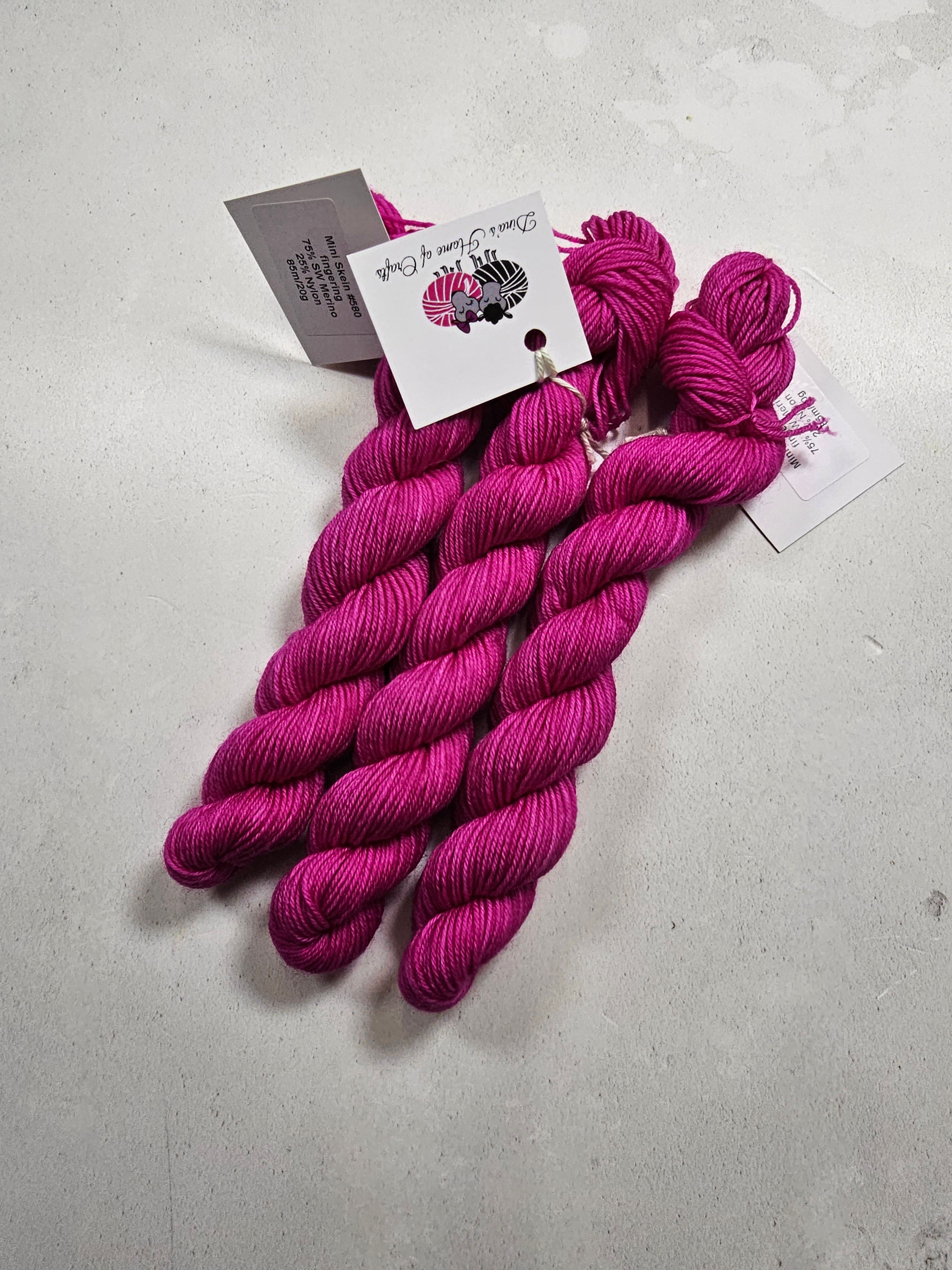SW Merino/ Nylon, fingering weight yarn, MINI #580, 20 g