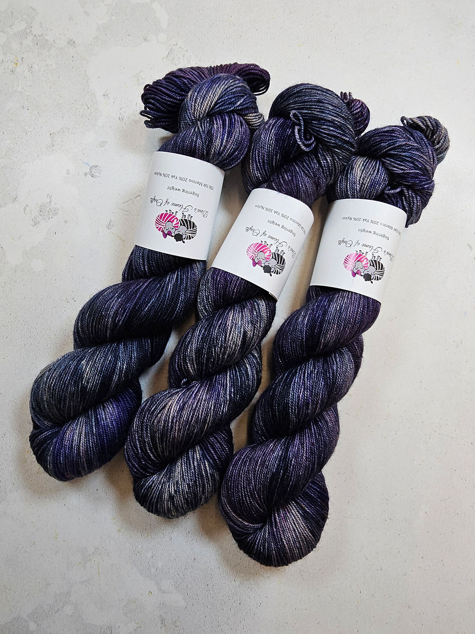 Миниатюра: Yak, SW Merino, Nylon fingering weight yarn, 100 g, MILKY WAY
