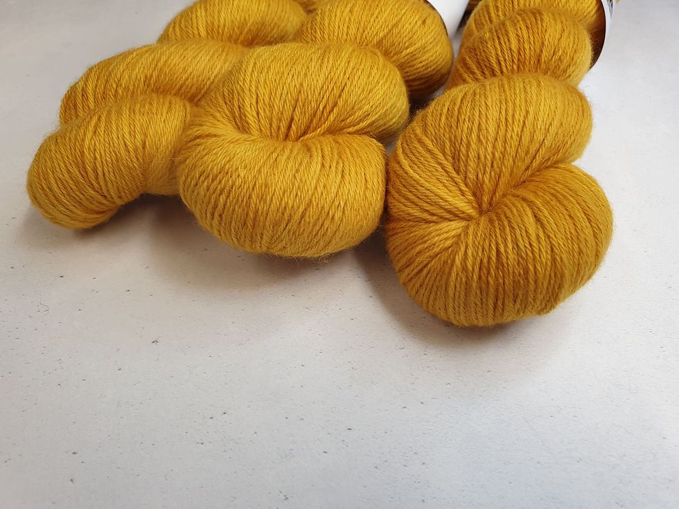 Miniaturbild: Merino/ Baby Camel yarn, 4-ply, fingering , PURE GOLD