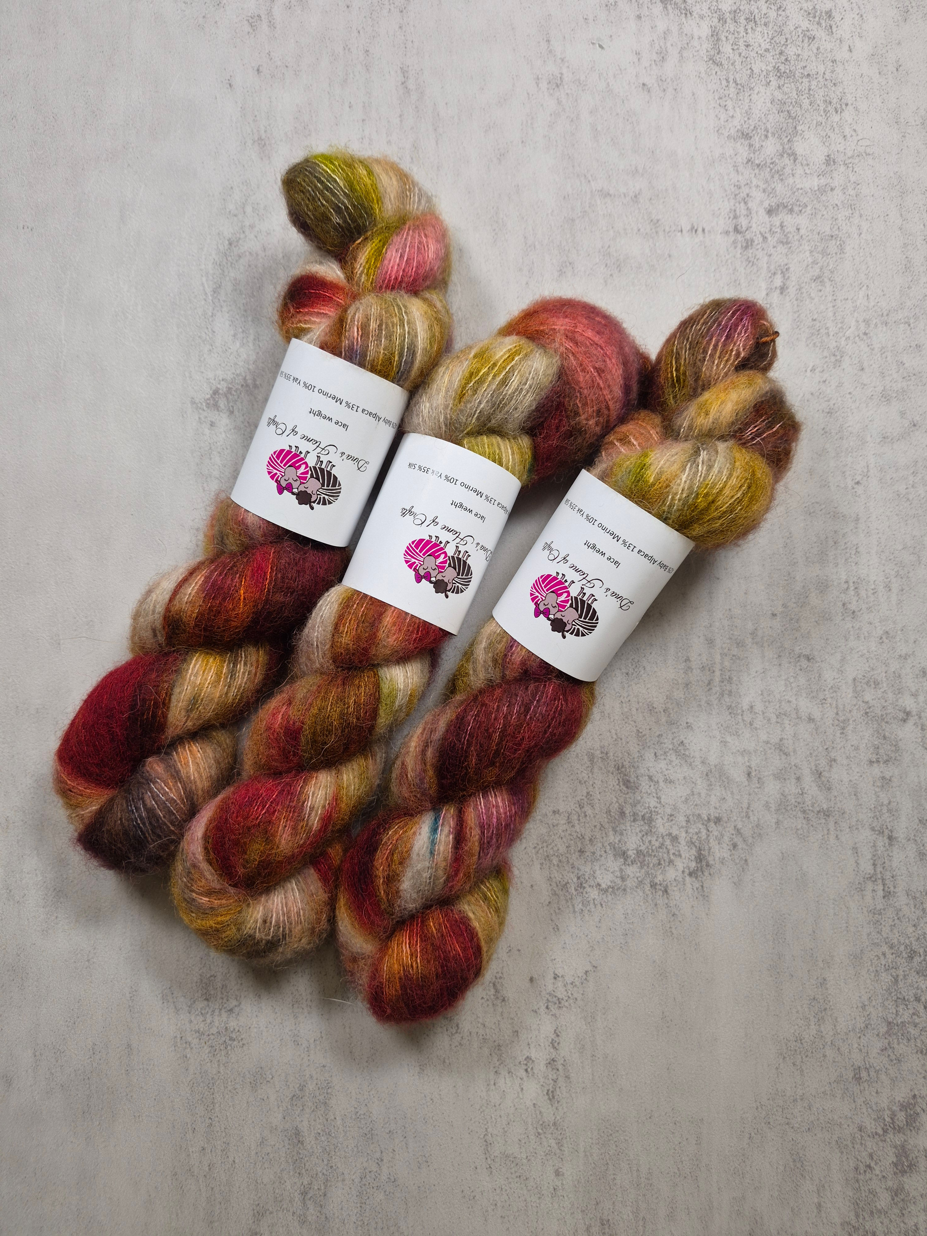 Yak Cloud yarn, Lace weight, 50 g, HEARTLIGHT