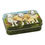 Sīktēls: Emma Ball FELTED SHEEP hinged tin, notions tin, sheep tin