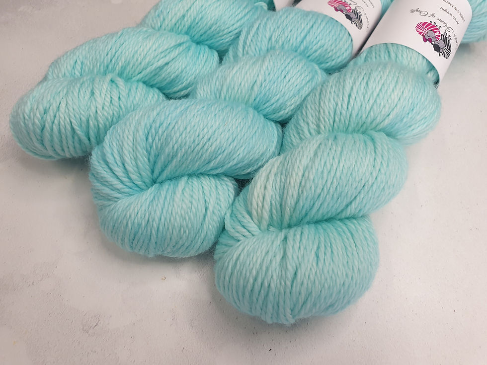 Miniaturbild: SW Merino yarn, Aran weight, 100g, ARCTIC