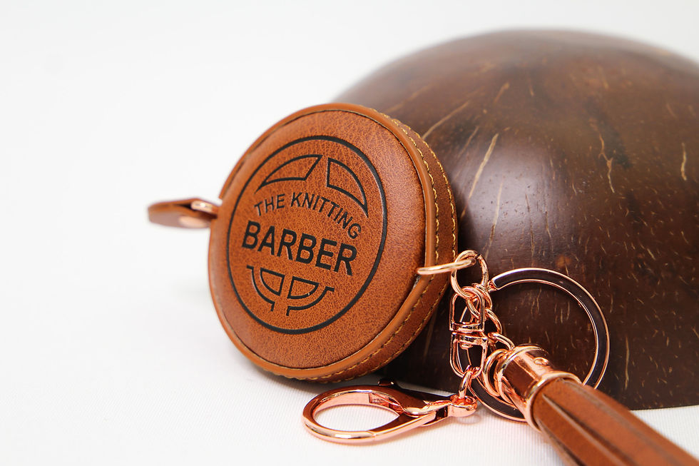 Miniaturbild: The Knitting Barber Tassel measuring tape, 200cm/79 inches