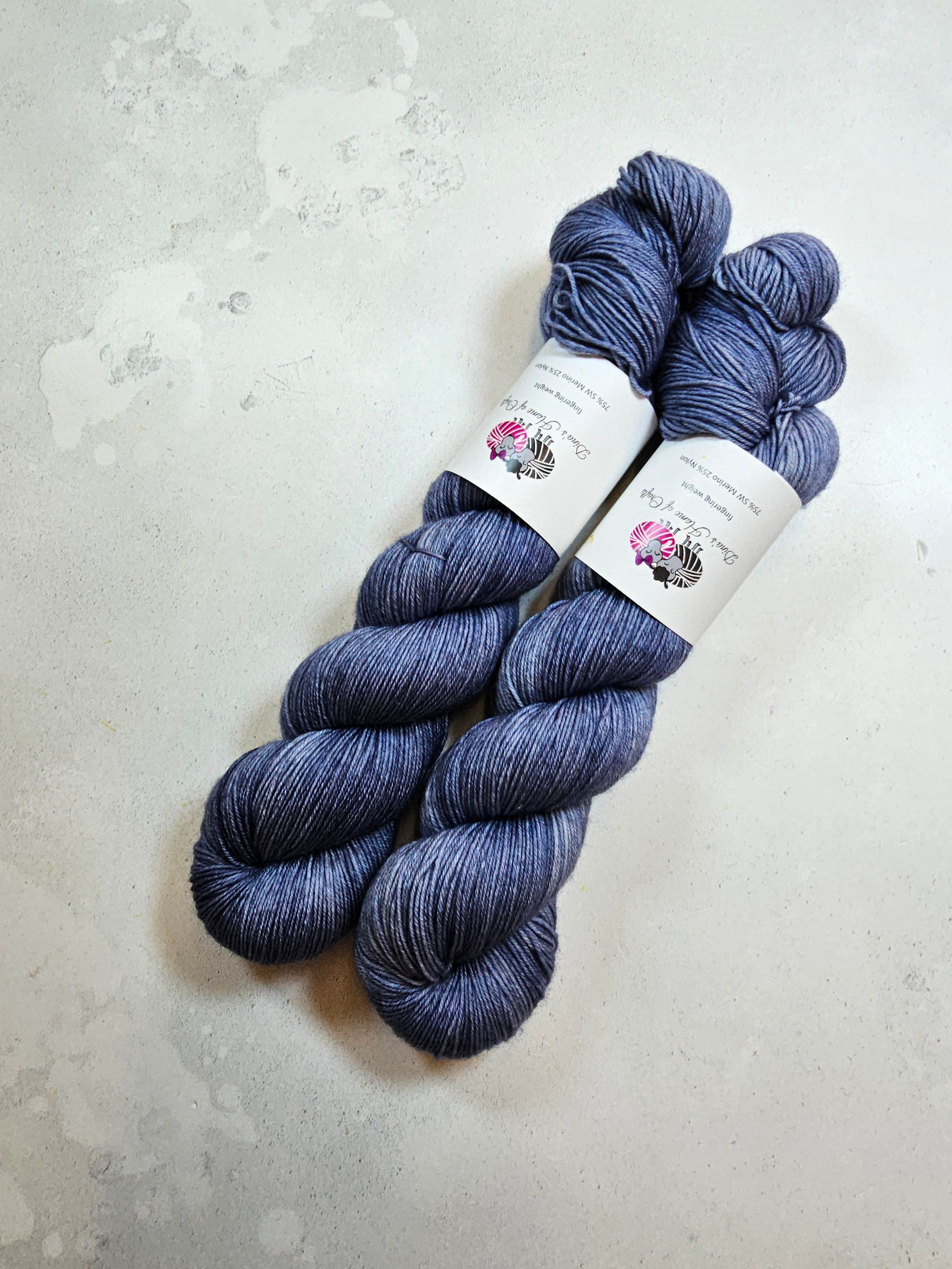 SW Merino Nylon yarn, 4-ply, Fingering weight, 100 g, HURRICANE