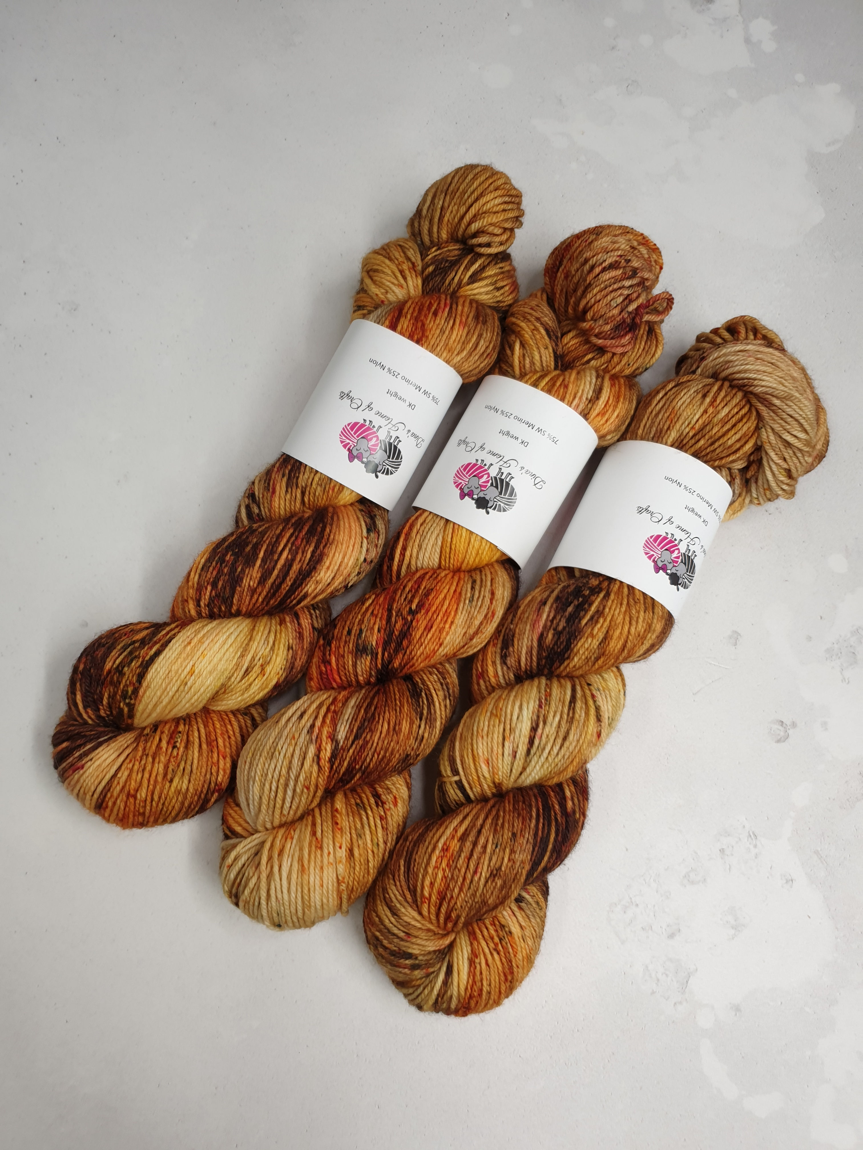 SW Merino Nylon, DK weight, 100 g, RUSTLING