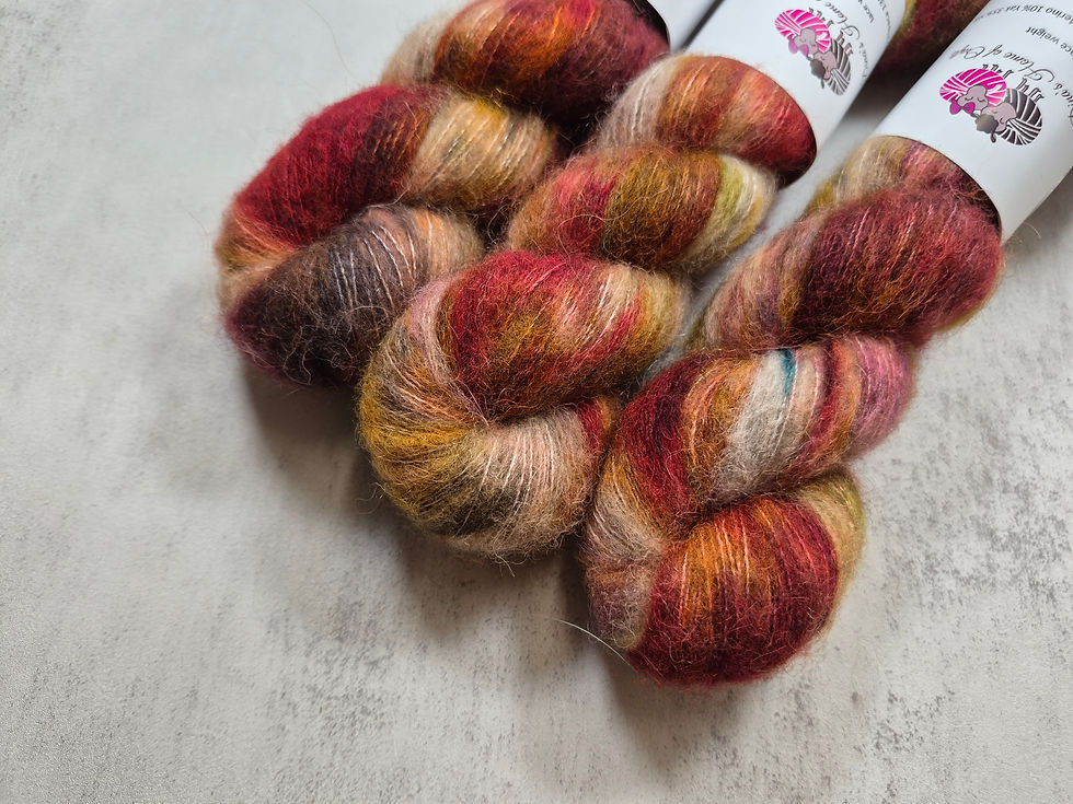 Miniature : Yak Cloud yarn, Lace weight, 50 g, HEARTLIGHT