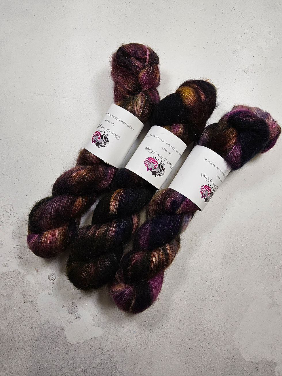 Yak Cloud yarn, Lace weight, 50 g, NAMELESS