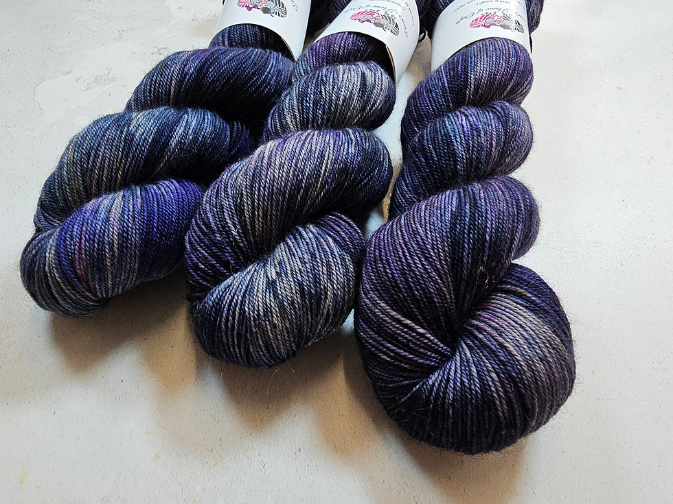 Miniature : Yak, SW Merino, Nylon fingering weight yarn, 100 g, MILKY WAY