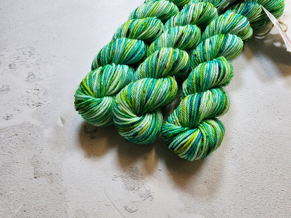 Miniature : SW Merino/ Nylon, fingering weight yarn, MINI #413, 20 g