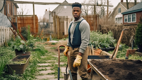 Spring Backyard Gardening Cleanup and Prep