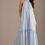 Thumbnail: Claudia stripe halter-neck sundress in cornflower