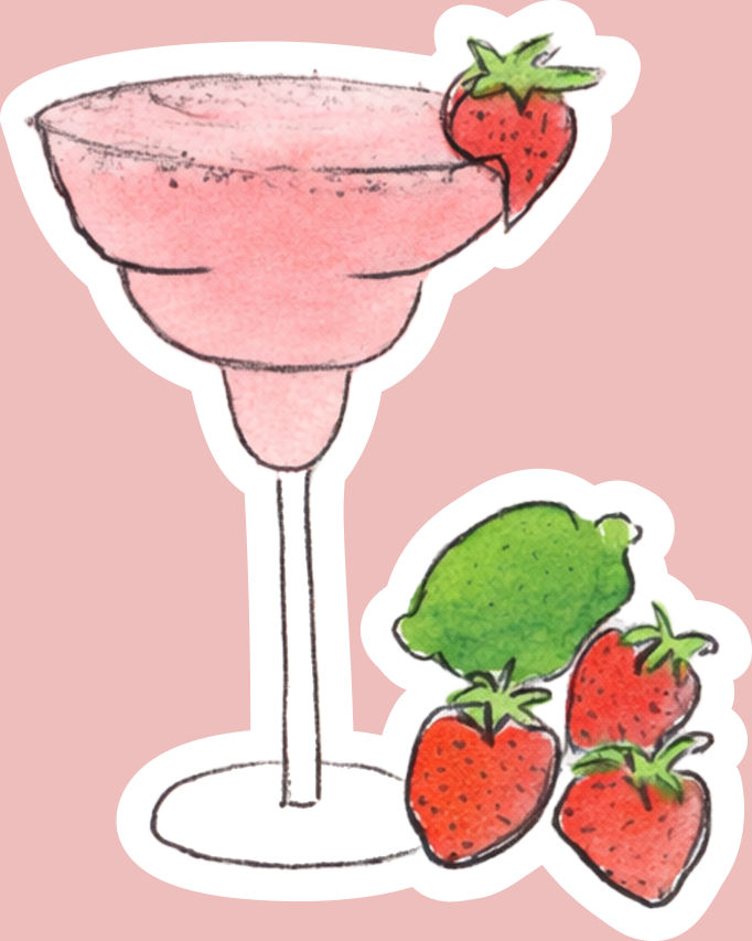 Thumbnail: CHEERS to Margaritas Die-Cut Sticker Set