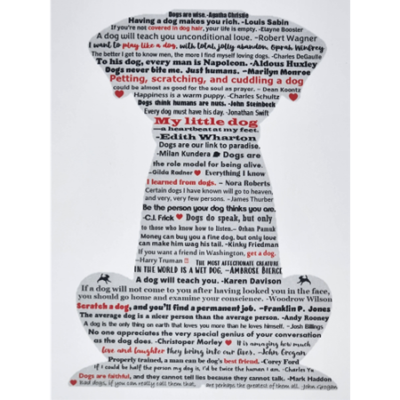 Dog Word Art