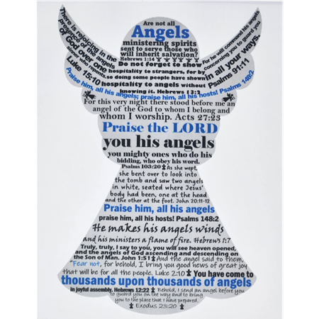 Angel Word Art
