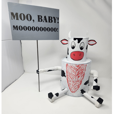 Cow Paint Can