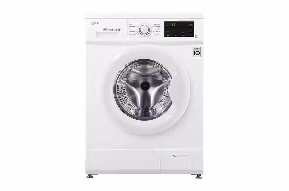 LG 7 KG Front Load Washing Machine With 6 Motion Direct Drive Motor
