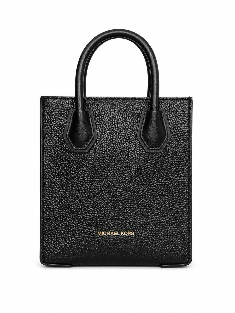 Thumbnail: Michael Kors Mini Leather Satchel – Black