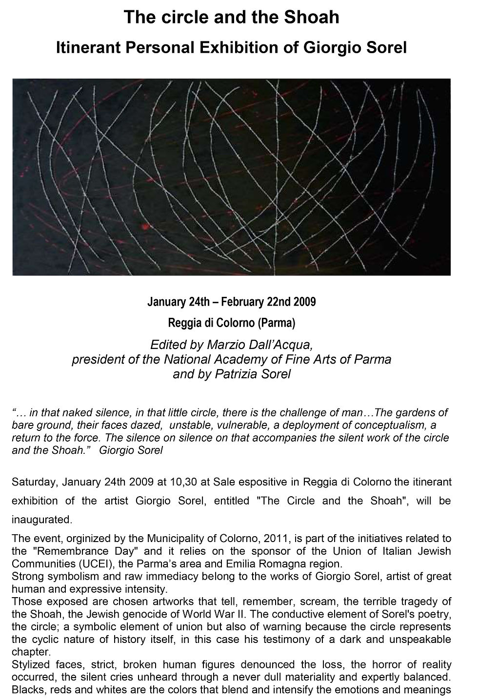 Press release Colorno (Parma) 2009
