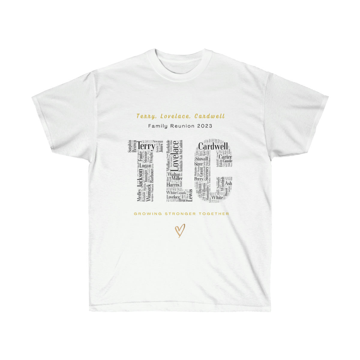 FAMILY REUNION UNISEX T-SHIRT - FRONT DESIGN ONLY