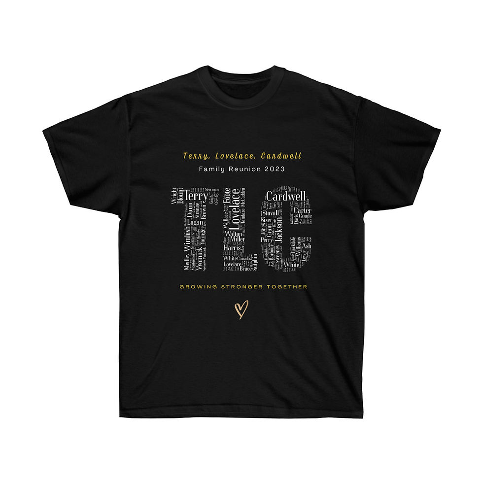Thumbnail: FAMILY REUNION UNISEX T-SHIRT - FRONT DESIGN ONLY