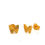 Thumbnail: 916YG Butterfly Earring (6E11487)