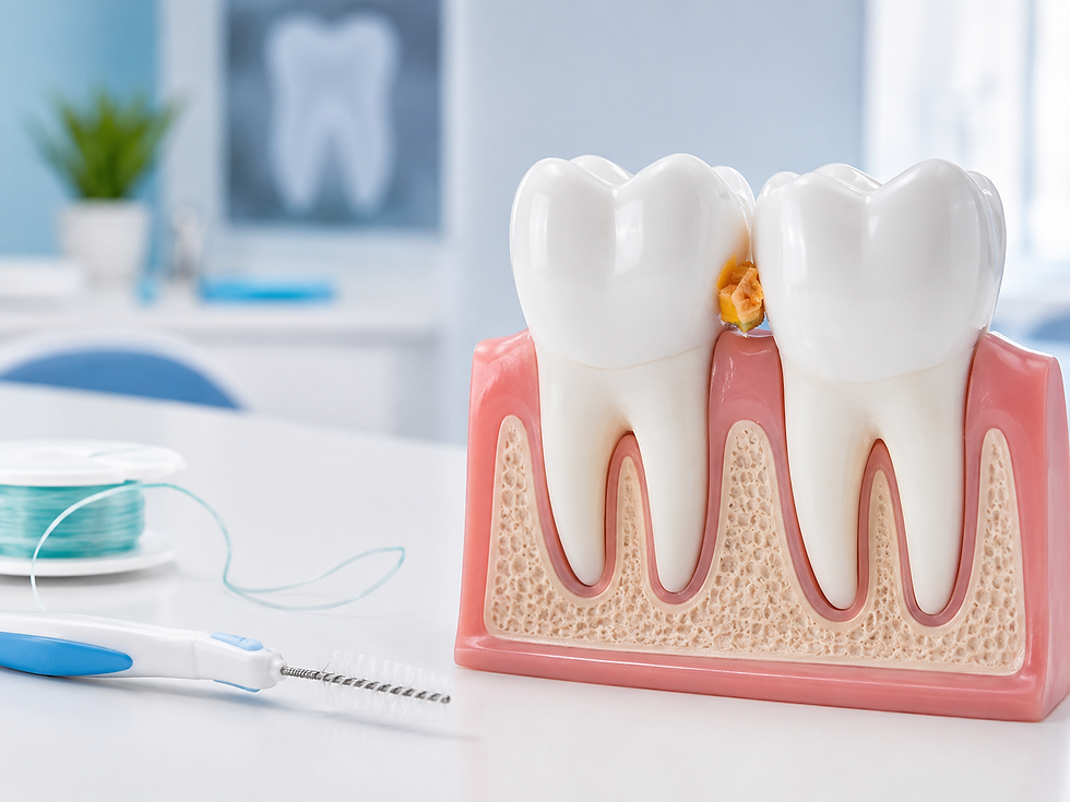 ¿Por qué se queda comida entre los dientes? | Doctores Maroto clínica dental en Pacífico Madrid