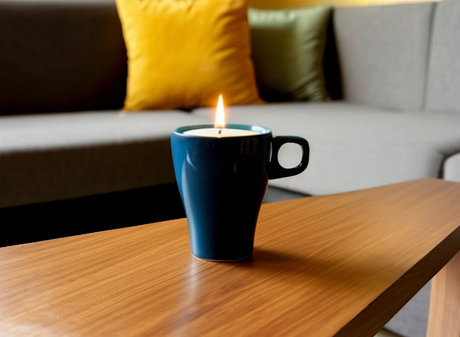 Gece Mavisi Temalı Mug Mum