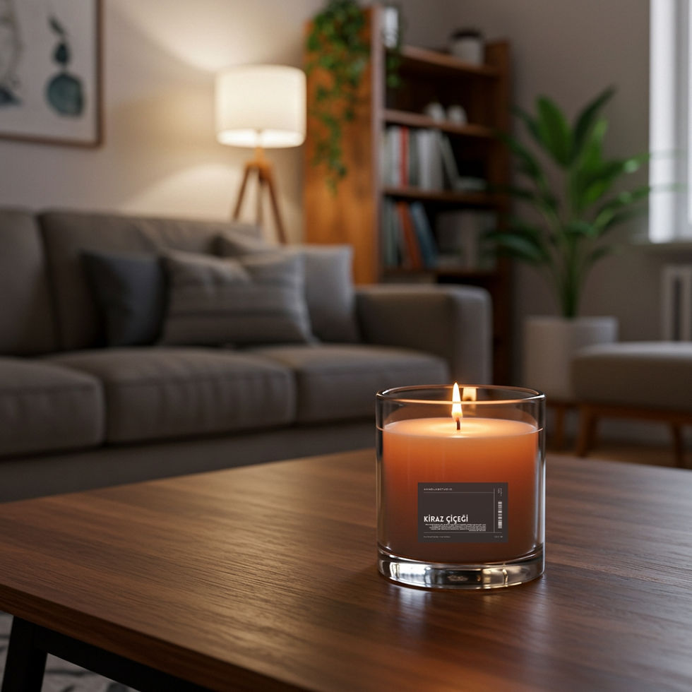 Kiraz Çiçeği Uçucu Yağlı Mum