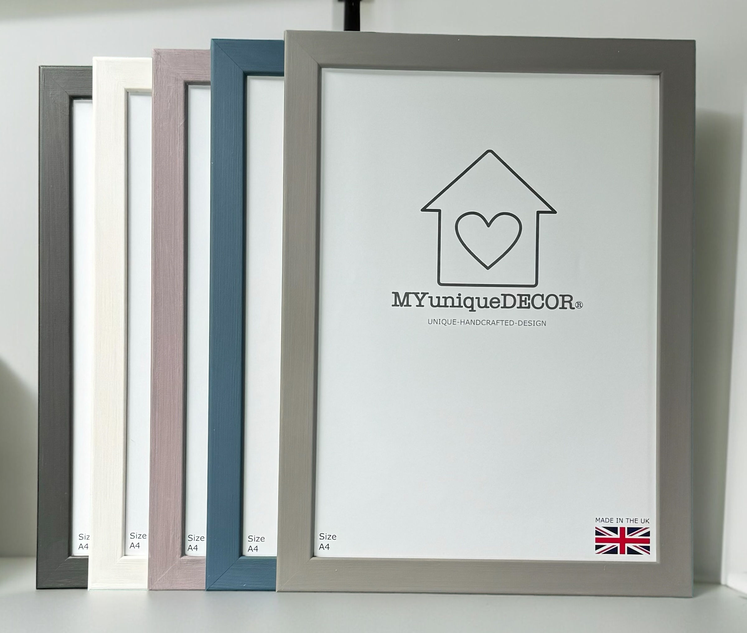 Photo Frame Picture Solid Wood Handpainted | Any Colour | Lots of Sizes