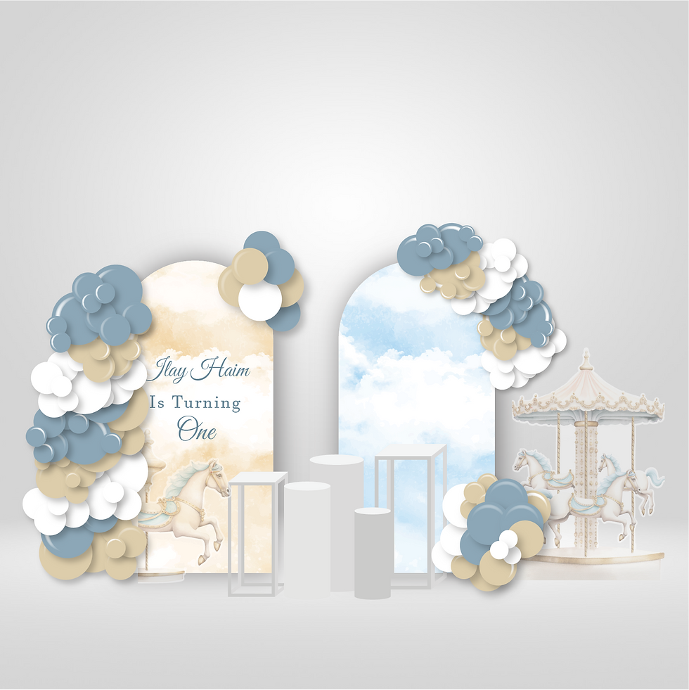 גרפיקה סט קירות עננים