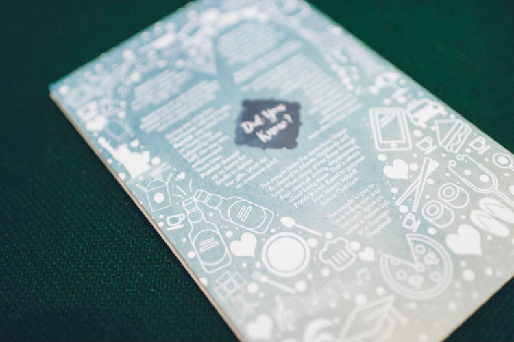 Kerri and Pat wedding program