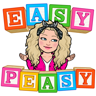 Alycia yerves easy peasy bitmoji