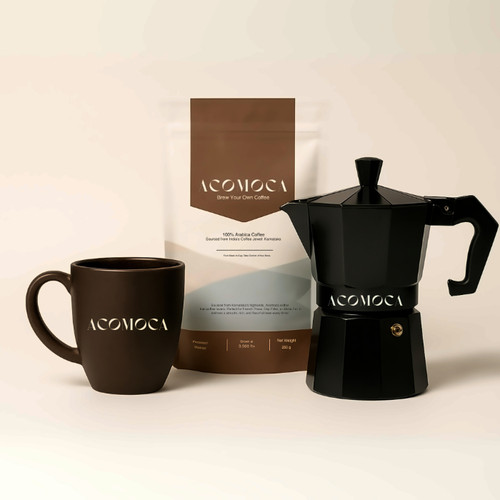 The Moka Magic Combo – Moka Pot, Mug & Premium Coffee for Coffee