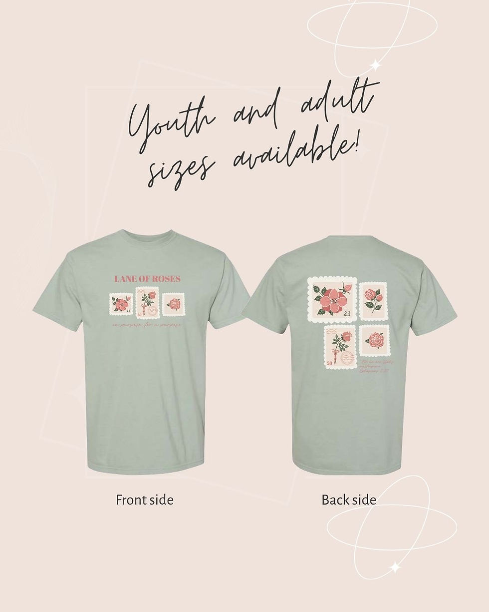 Thumbnail: Lane of Roses Adult Purpose T-Shirt