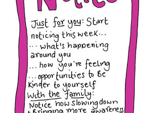 Noticing the small details - selfkindness invite 17 September 2018