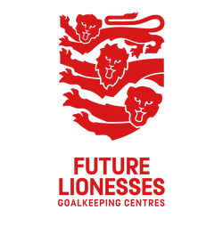 TM0681 FUTURE LIONESSES GOALKEEPING CENTRES RED PORTRAIT