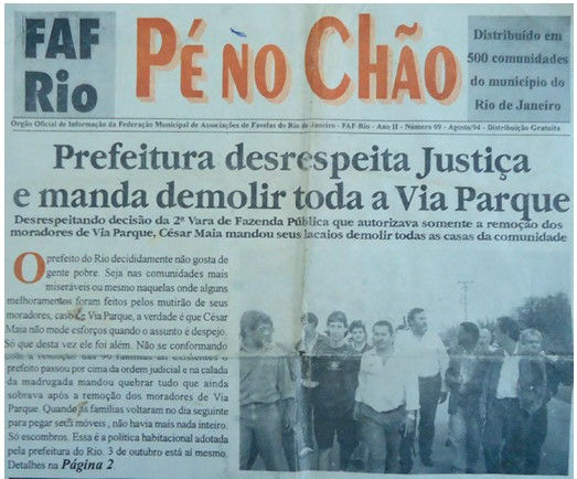 Jornal Pé no Chão.
