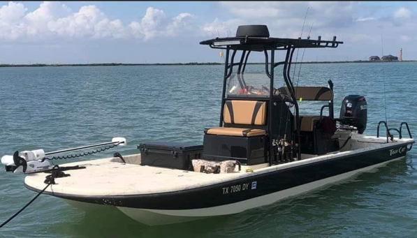 Includes T-Top and leaning post.