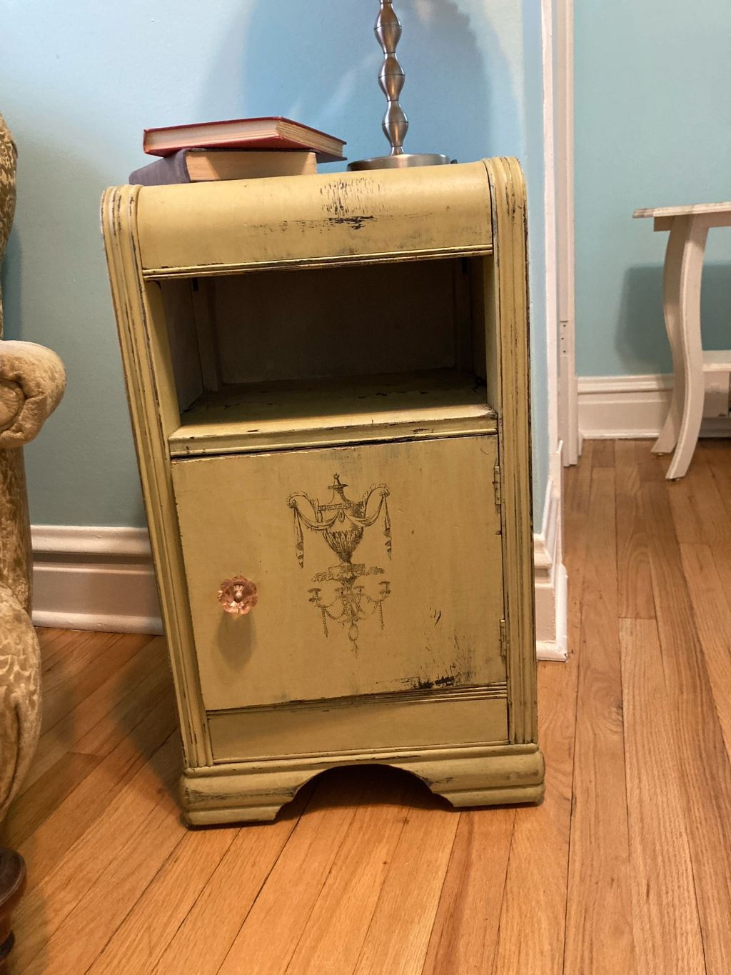 Decoupage Side Table