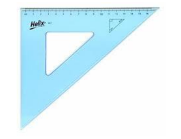 Helix - Set square 31cm/45 Degree