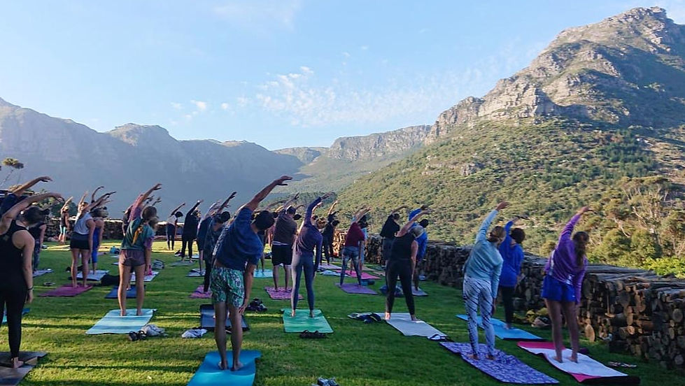 June Full Moon Silent Yoga at Silvermist Constantia