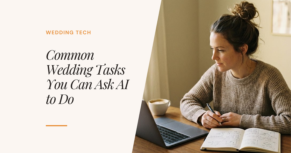 12 Wedding Planning Tasks AI Can Handle (Prompts Included)