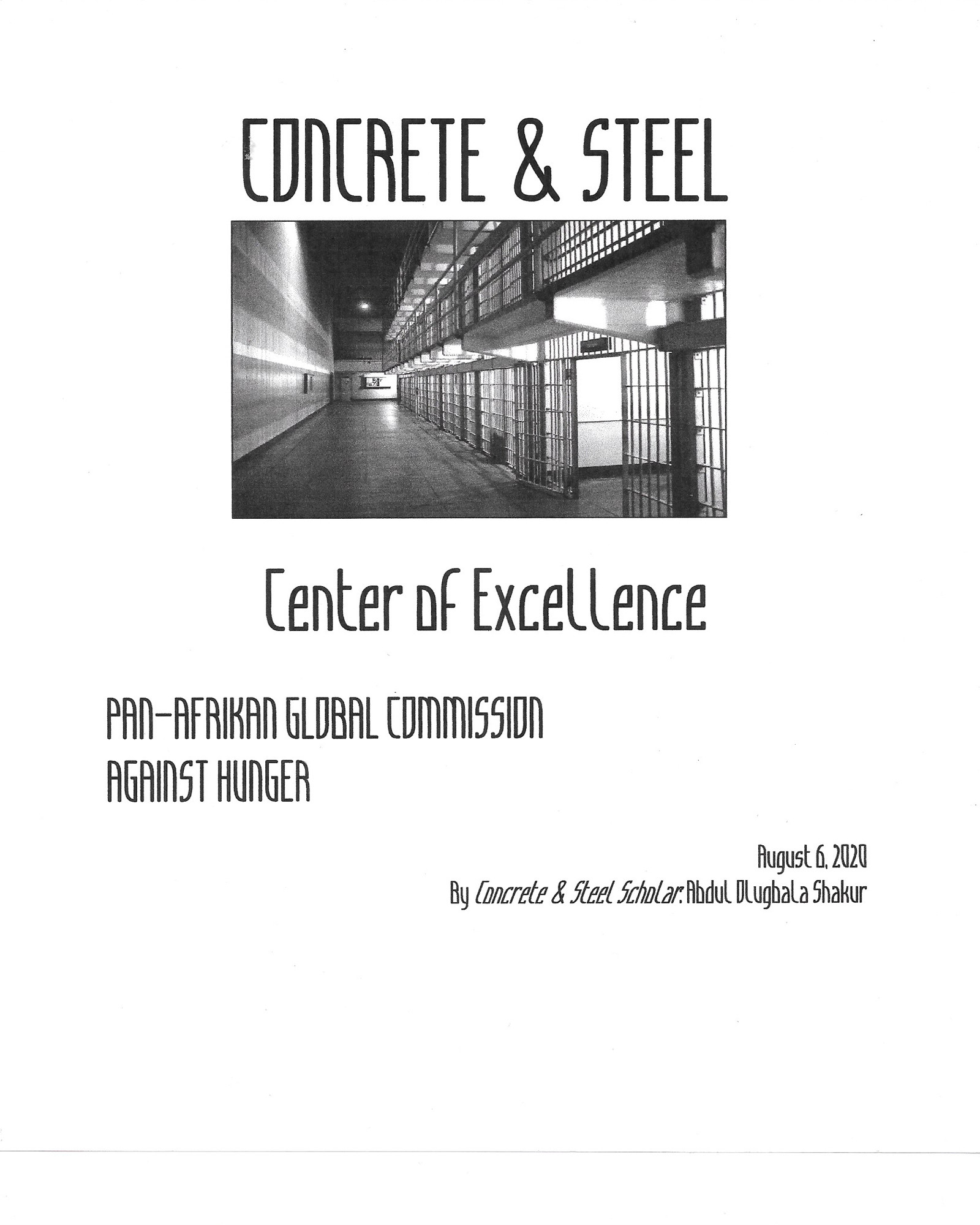 Concrete & Steel Center of Excellence Pamphlet