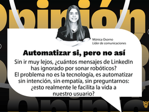 Automatizaciones sÃ, pero no asÃ