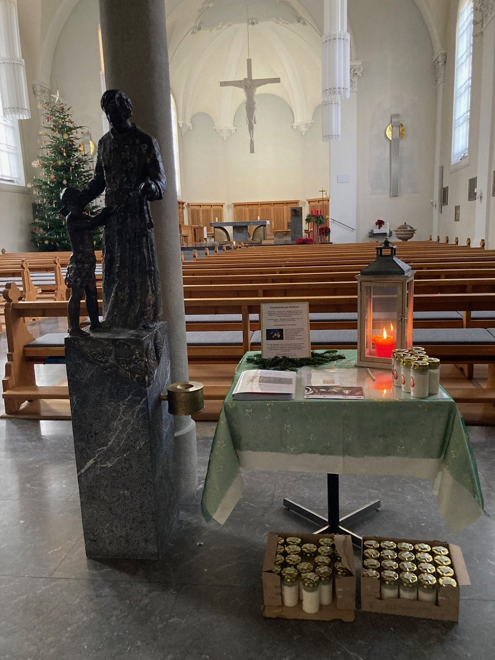 Das Friedenslicht in unserer Pfarrei