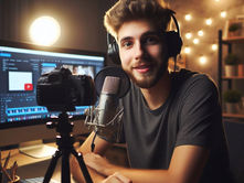 Generating income through a YouTube channel