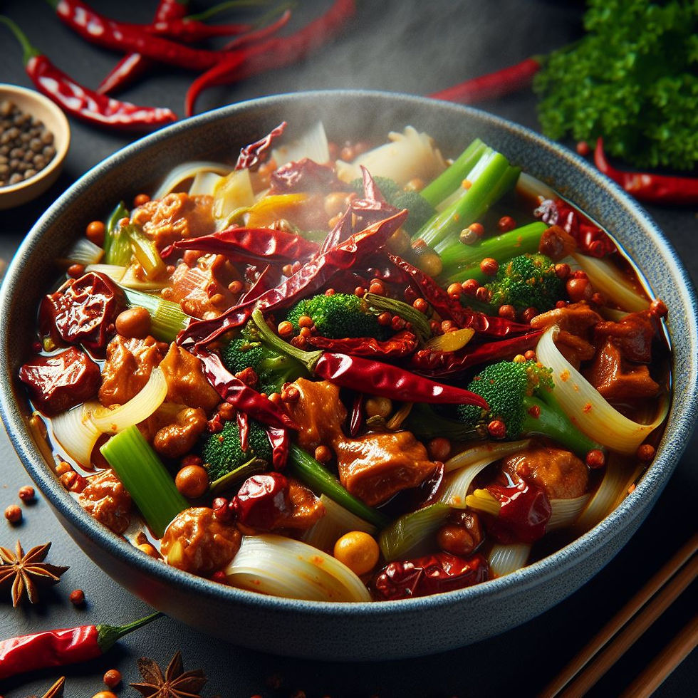 Ma La Xiang Guo (Spicy and Numbing Stir-Fry)
