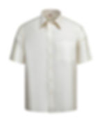 Luminous ivory dupioni Aarya silk shirts for men