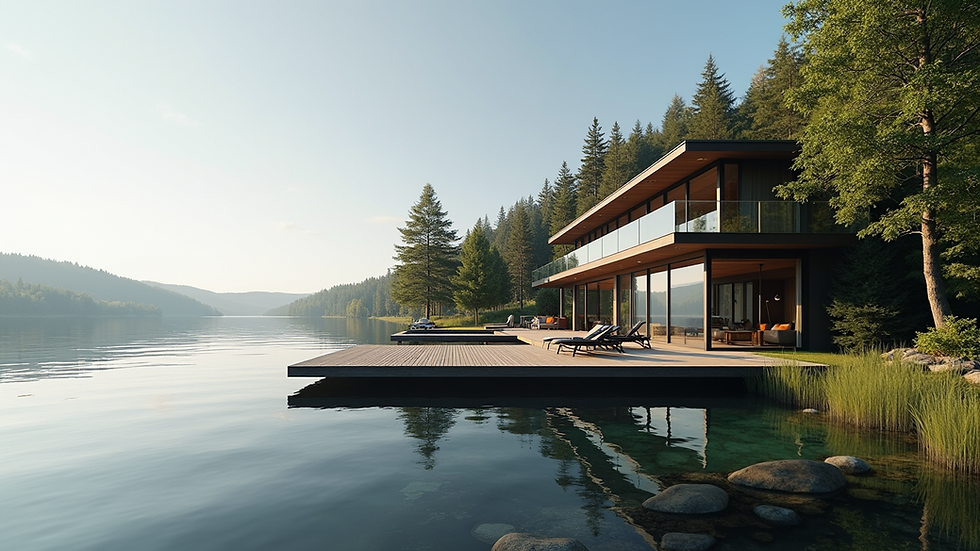 Luxury Lakefront Homes You’ll Love